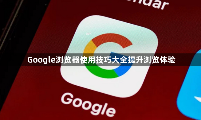 Google浏览器使用技巧大全提升浏览体验1