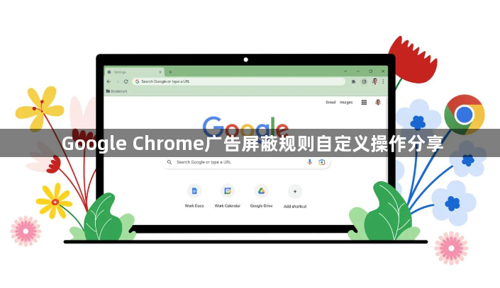 Google Chrome广告屏蔽规则自定义操作分享1