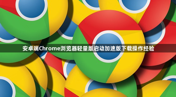 安卓端Chrome浏览器轻量版启动加速版下载操作经验1