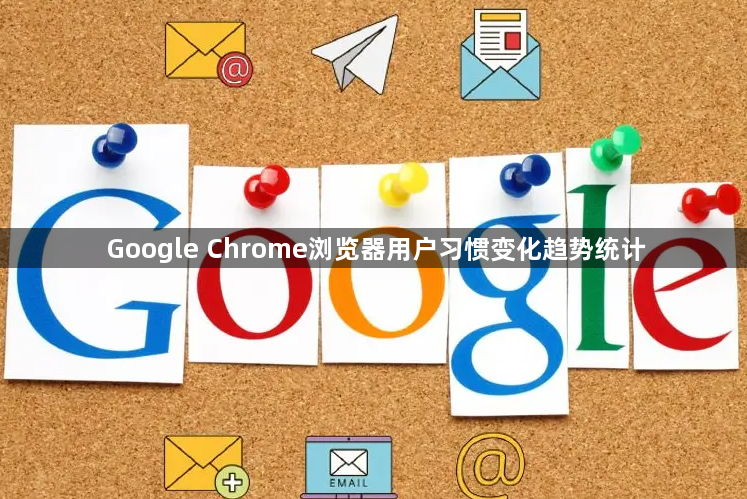Google Chrome浏览器用户习惯变化趋势统计1