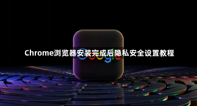 Chrome浏览器安装完成后隐私安全设置教程1