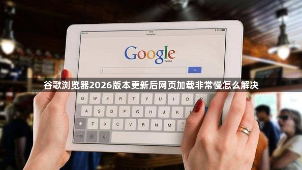 谷歌浏览器2026版本更新后网页加载非常慢怎么解决1