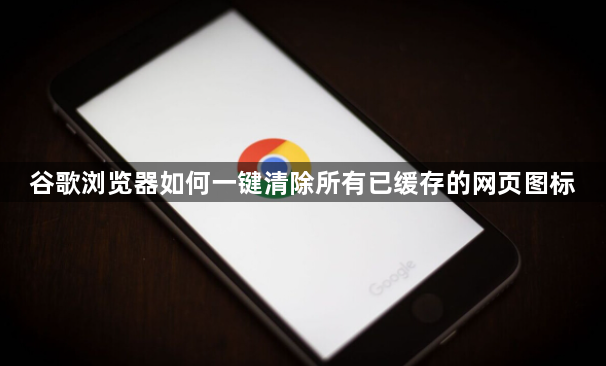 谷歌浏览器如何一键清除所有已缓存的网页图标1