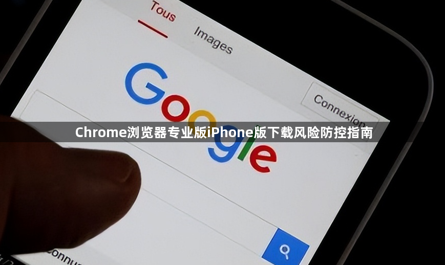 Chrome浏览器专业版iPhone版下载风险防控指南1