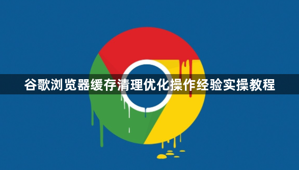 谷歌浏览器缓存清理优化操作经验实操教程1
