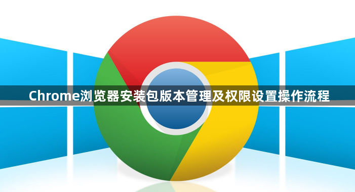 Chrome浏览器安装包版本管理及权限设置操作流程1