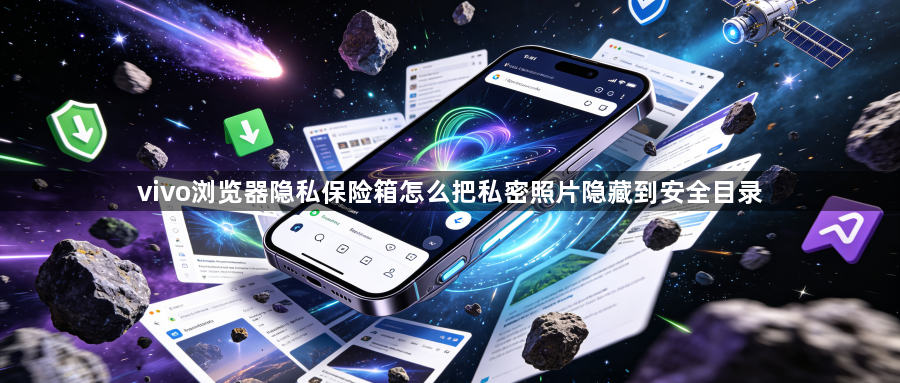 vivo浏览器隐私保险箱怎么把私密照片隐藏到安全目录1