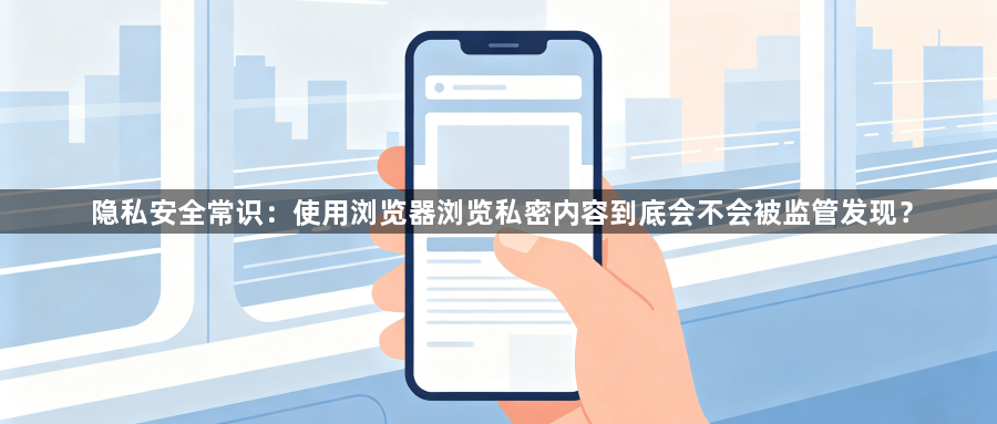 隐私安全常识:使用浏览器浏览私密内容到底会不会被监管发现?1