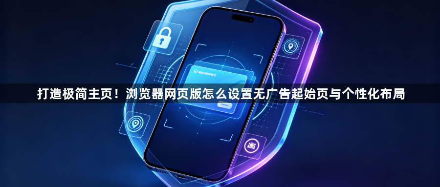 打造极简主页！浏览器网页版怎么设置无广告起始页与个性化布局1
