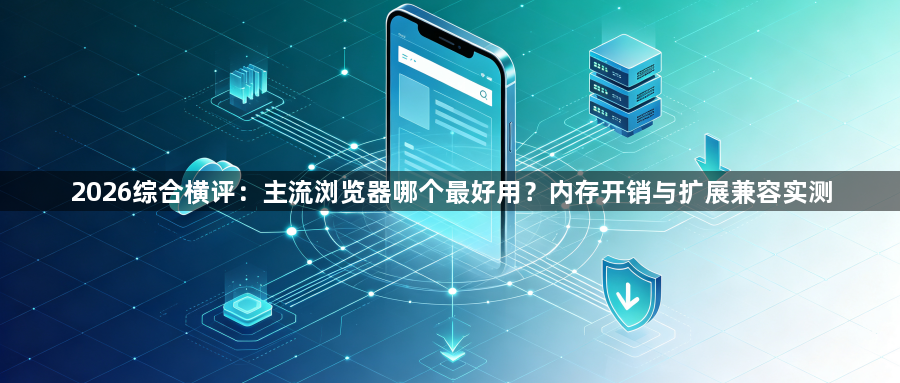 2026综合横评：主流浏览器哪个最好用？内存开销与扩展兼容实测1