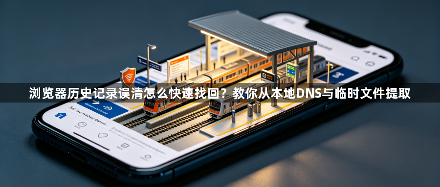 浏览器历史记录误清怎么快速找回？教你从本地DNS与临时文件提取1