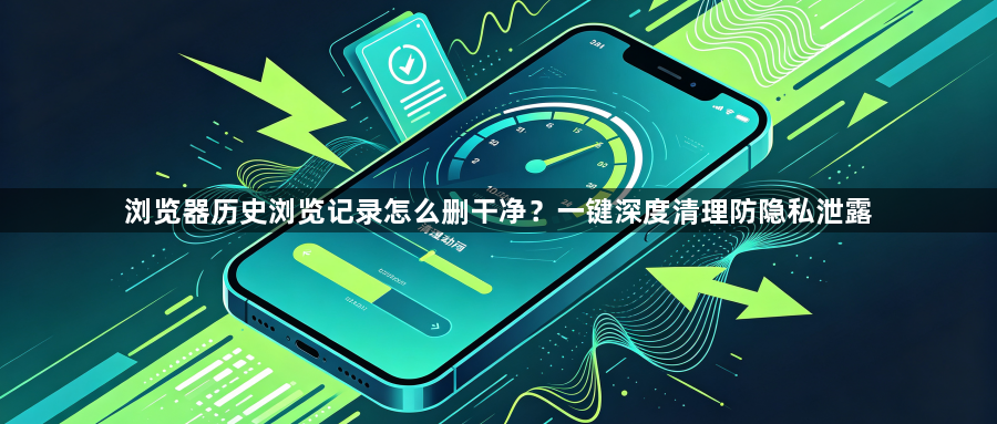 浏览器历史浏览记录怎么删干净?一键深度清理防隐私泄露1