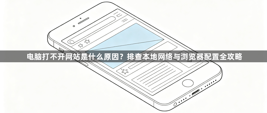 电脑打不开网站是什么原因？排查本地网络与浏览器配置全攻略1
