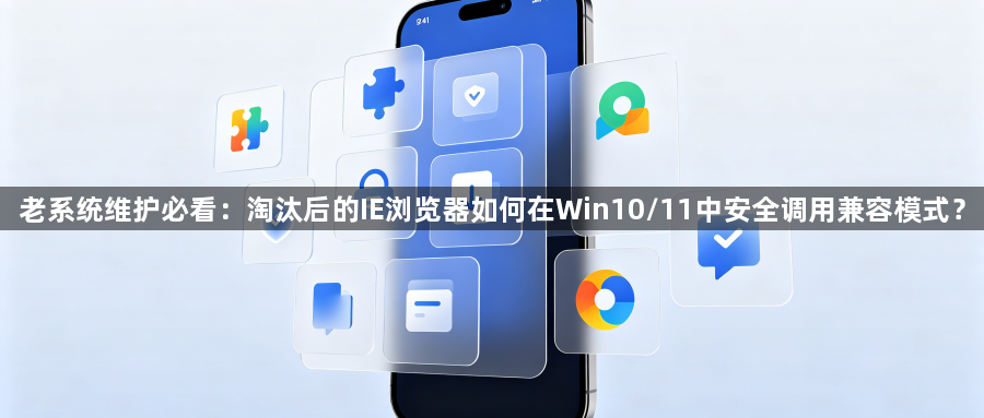 老系统维护必看:淘汰后的IE浏览器如何在Win10/11中安全调用兼容模式?1