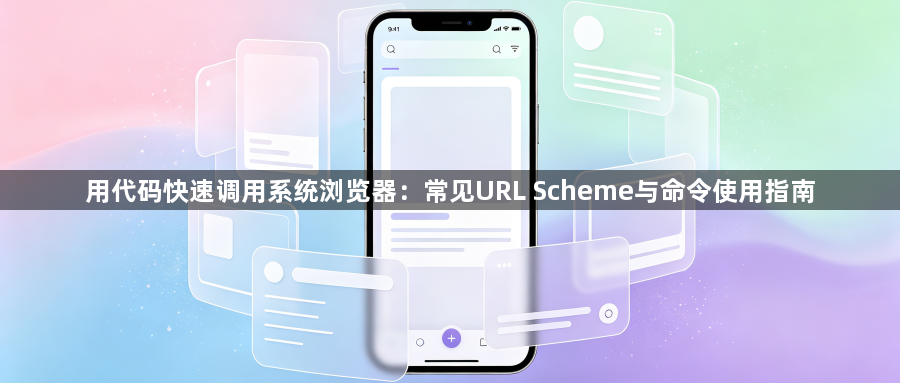 用代码快速调用系统浏览器:常见URL Scheme与命令使用指南1