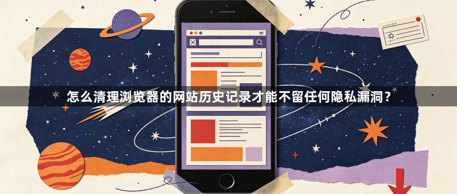 怎么清理浏览器的网站历史记录才能不留任何隐私漏洞?1