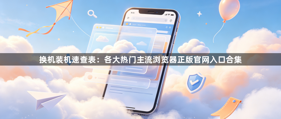 换机装机速查表：各大热门主流浏览器正版官网入口合集1