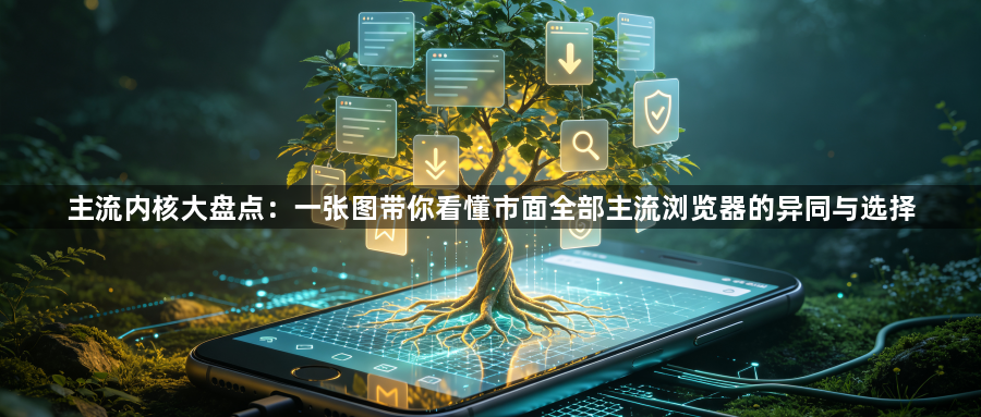 主流内核大盘点：一张图带你看懂市面全部主流浏览器的异同与选择1