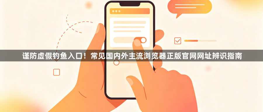 谨防虚假钓鱼入口！常见国内外主流浏览器正版官网网址辨识指南1