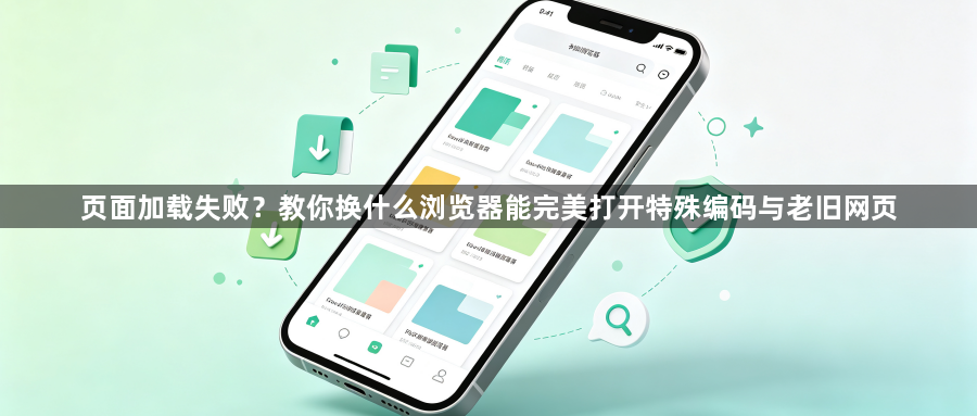 页面加载失败？教你换什么浏览器能完美打开特殊编码与老旧网页1