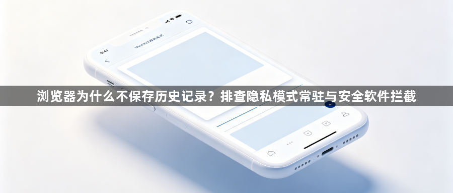 浏览器为什么不保存历史记录?排查隐私模式常驻与安全软件拦截1
