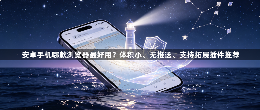 安卓手机哪款浏览器最好用？体积小、无推送、支持拓展插件推荐1