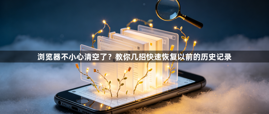 浏览器不小心清空了?教你几招快速恢复以前的历史记录1