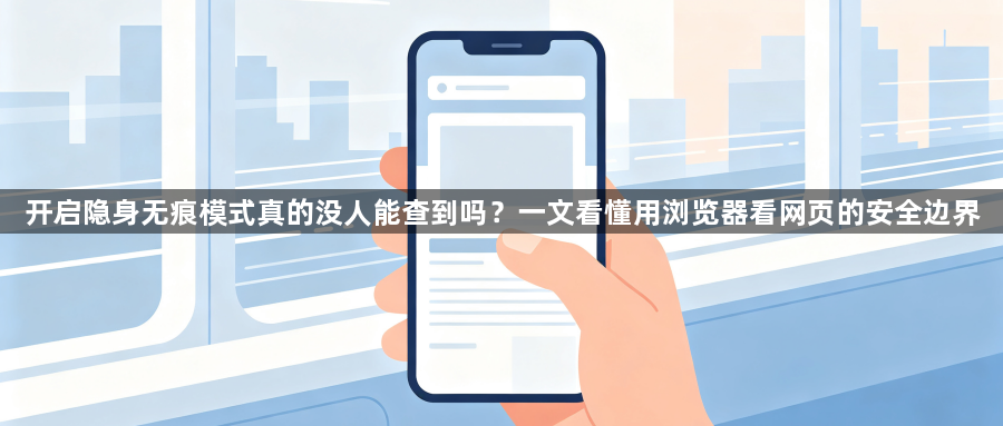 开启隐身无痕模式真的没人能查到吗?一文看懂用浏览器看网页的安全边界1