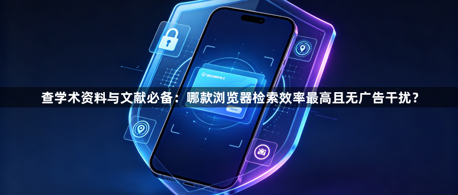 查学术资料与文献必备:哪款浏览器检索效率最高且无广告干扰?1